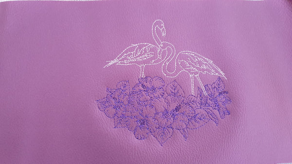 Stickerei Flamingo