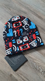 Wende-Set Beanie und Tuchloop Drei ??? (Kinder)