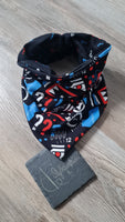 Wende-Set Beanie und Tuchloop Drei ??? (Erwachsene)