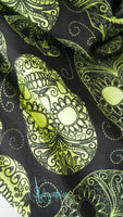 Tuchloop schwarz /  neon Skull