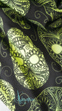 Tuchloop schwarz /  neon Skull