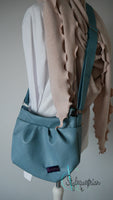 Stylische Handtasche mit Faltenoptik (klein)