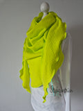 XXL Musselintuch neon grün / gelb / fuchsia
