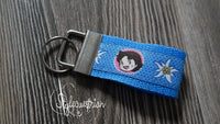Schlüsselanhänger "Heidi" rosa / blau