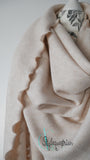 XXL Wolltuch in beige