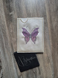 Hüllen aus Kunstleder für Impfpass / Reisepass - Motiv Schmetterling