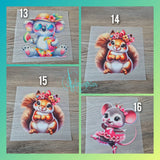 Individuelle Kindergartentasche aus Baumwolle - Personalisierte Lesetasche für Kinder in Wunschfarbe