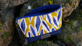 Set Stylische Handtasche mit Faltenoptik (groß) und Täschchen