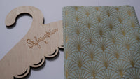 Canvas mint / Fächer