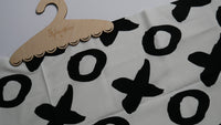 Canvas XOXO weißem Hintergrund