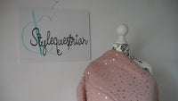 Sofortkauf! XXL Musselintuch mit Glitzerflakes (verschiedene Farben) und Rollsaum