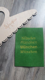 Zeugnishülle aus Filz (Kinder)