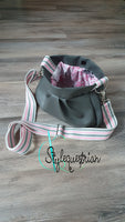 Stylische Handtasche mit Faltenoptik (klein)