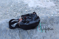 Set Stylische Handtasche mit Faltenoptik (klein) und Täschchen