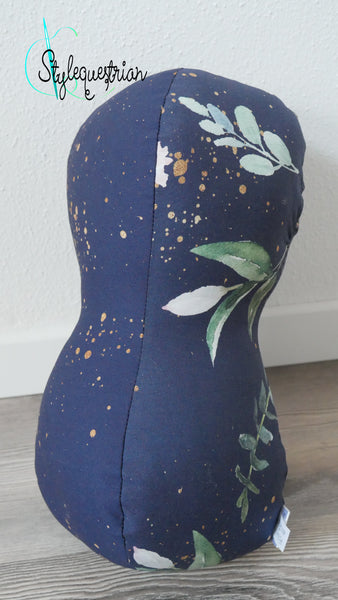 Sofortkauf! Leseknochen Größe M dunkelblau Blumen