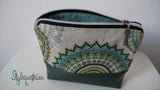 Schlichter Allrounder grün metallic mit Mandala