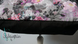 Shopper Campolino Blumen pink / schwarz