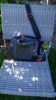 Retro Handtasche schwarz /Kirschen