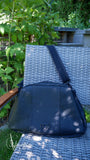 Retro Handtasche schwarz floral - ähnlich reproduzierbar