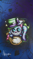 Kunstleder Panel Teekatze
