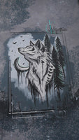 Kunstleder Panel Wolf