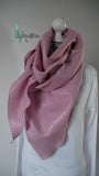 XXL Musselintuch rosa mit Glitzer